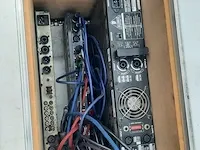 2x geluidsmixer en 1x versterker in flightcase o.a. behringer - afbeelding 6 van  6