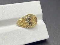 2x genuine pear brilliant shape cut 2.00 carat each (certified) - afbeelding 1 van  4