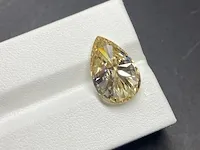 2x genuine pear brilliant shape cut 2.00 carat each (certified) - afbeelding 2 van  4