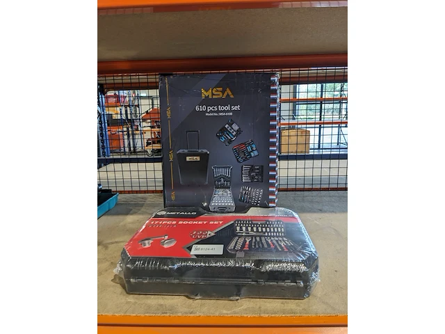 2x gereedschapset, metallo en msa - afbeelding 1 van  3