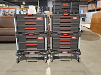 2x gereedschapskarren , milwaukee - afbeelding 1 van  10