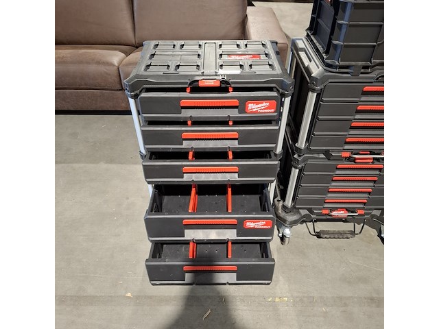 2x gereedschapskarren , milwaukee - afbeelding 4 van  10