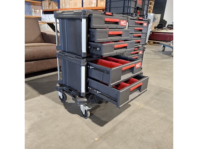 2x gereedschapskarren , milwaukee - afbeelding 5 van  10