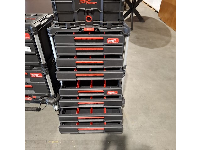 2x gereedschapskarren , milwaukee - afbeelding 8 van  10