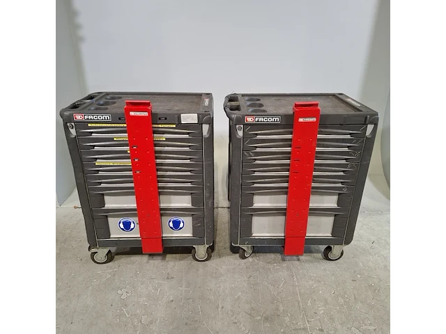 2x gereedschapswagen, facom, jet xl - afbeelding 1 van  9