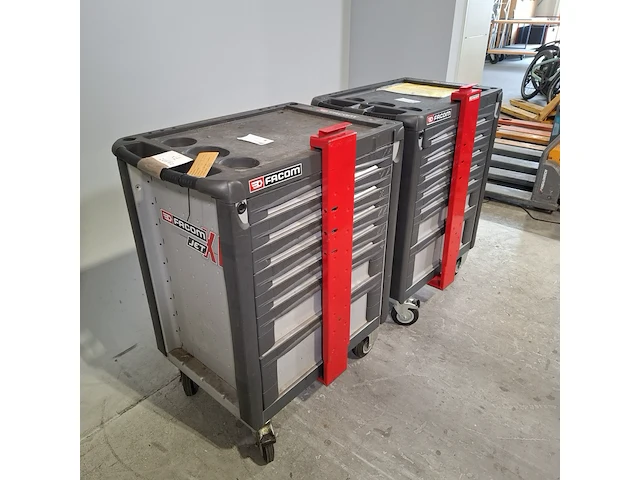 2x gereedschapswagen, facom, jet xl - afbeelding 6 van  13