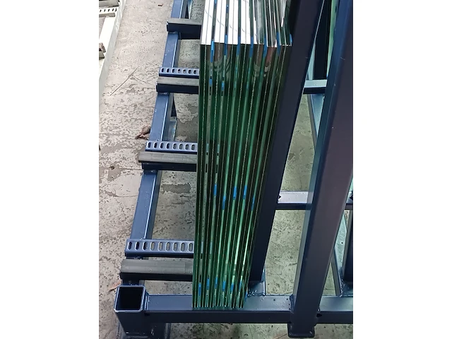2x glasbok met diverse glasplaten - afbeelding 5 van  20
