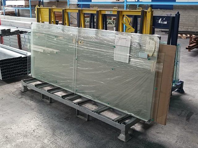 2x glasbok met diverse glasplaten - afbeelding 7 van  20