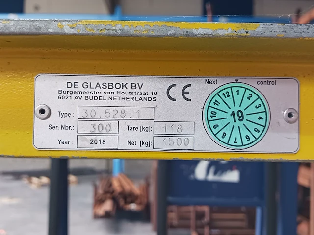 2x glasbok met diverse glasplaten - afbeelding 13 van  20