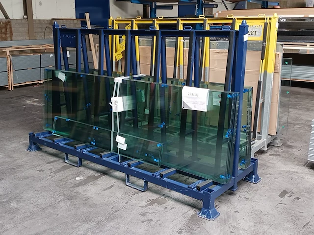2x glasbok met diverse glasplaten - afbeelding 12 van  20