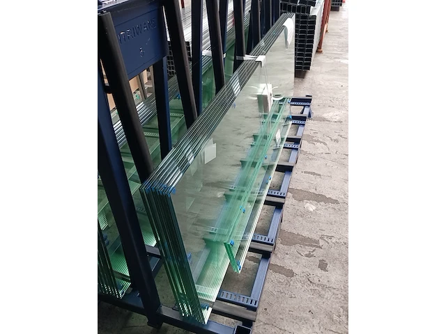 2x glasbok met diverse glasplaten - afbeelding 17 van  20