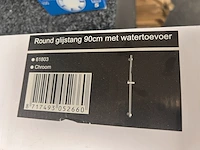 2x glijstang met watertoevoer, chroom - afbeelding 2 van  2