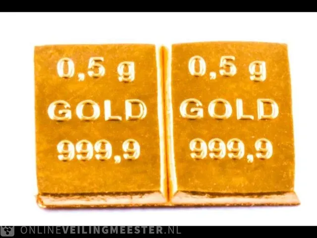 2x gouden baren - afbeelding 1 van  2