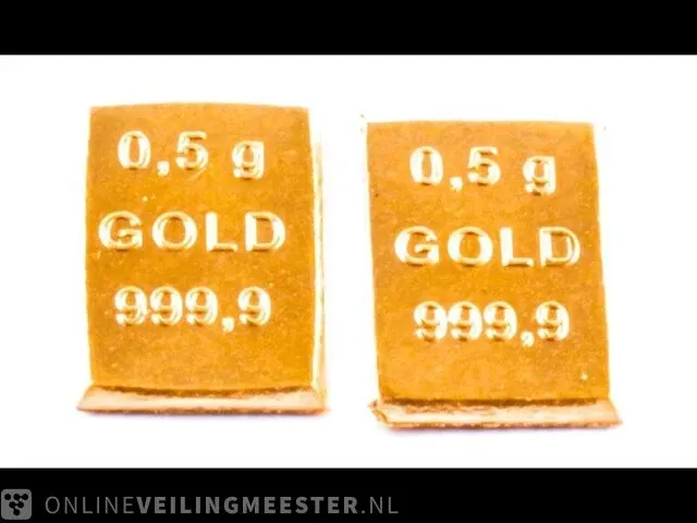 2x gouden baren - afbeelding 1 van  2