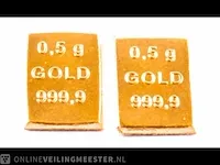 2x gouden baren - afbeelding 1 van  2