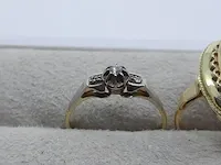2x gouden ring, 14 karaats - afbeelding 6 van  11