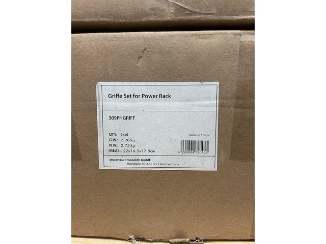 2x greepset voor powerrek monolith - afbeelding 2 van  2