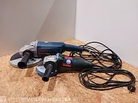 2x haakse slijper bosch en metabo - afbeelding 1 van  9