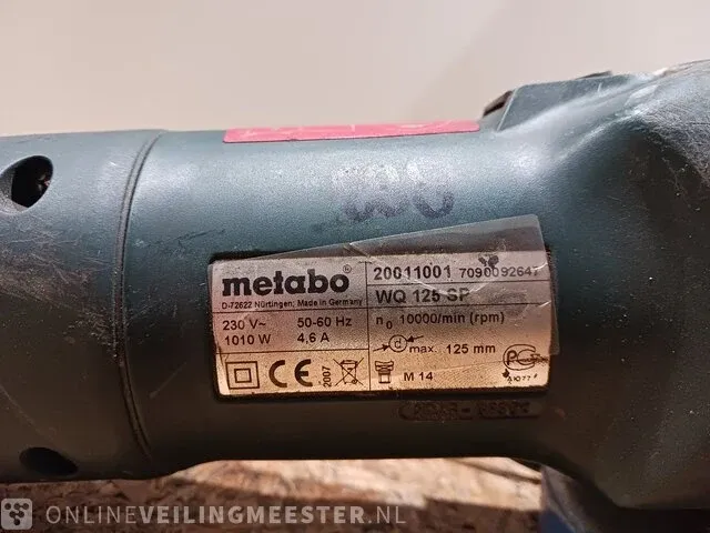 2x haakse slijper bosch en metabo - afbeelding 9 van  9