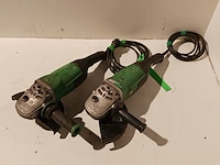 2x haakse slijper, hitachi - afbeelding 5 van  12