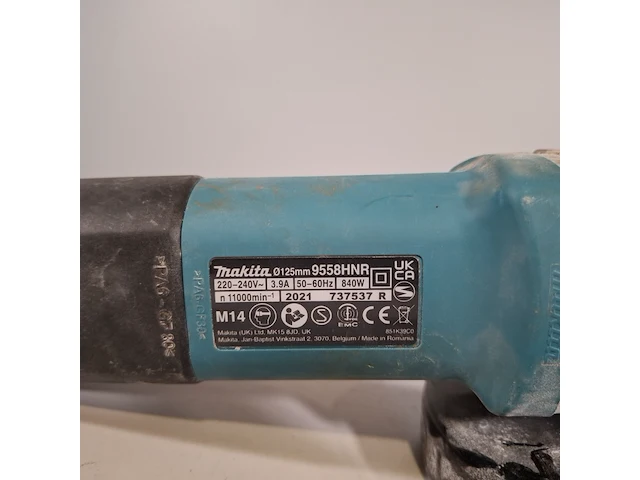 2x haakse slijper, makita, o.a. ga9020r, 2021 - afbeelding 9 van  9