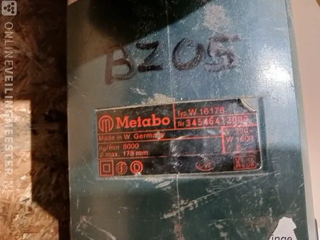 2x haakse slijper metabo - afbeelding 5 van  9