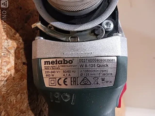 2x haakse slijper metabo - afbeelding 9 van  9