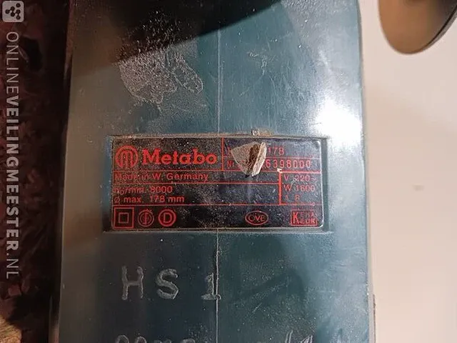 2x haakse slijper metabo - afbeelding 5 van  9