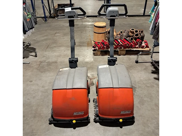 2x hako scrubmaster e10, hako, e10, grijs / chroom, 2016 - afbeelding 1 van  9