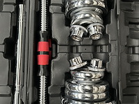 2x halterset in koffer met elk 10 halterschijven - afbeelding 2 van  6