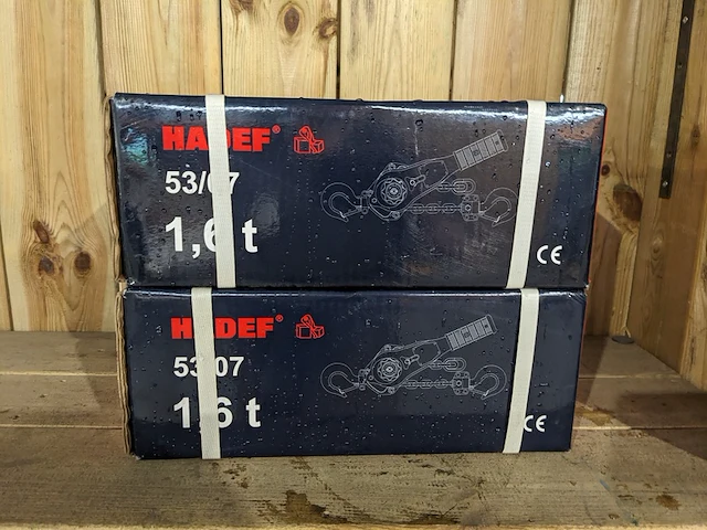2x handtakel, hadef, 53/07 1,6t - afbeelding 1 van  4