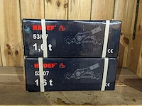 2x handtakel, hadef, 53/07 1,6t - afbeelding 1 van  4