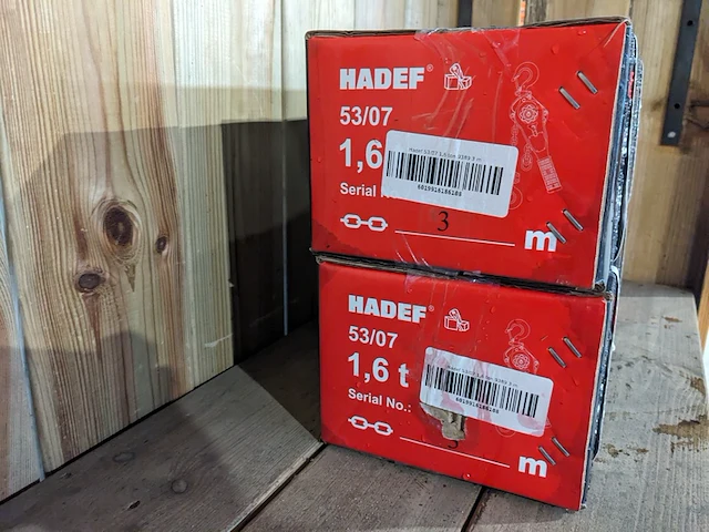 2x handtakel, hadef, 53/07 1,6t - afbeelding 2 van  4