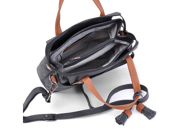 2x handtas berba, 125-320 en 125-199, zwart - afbeelding 6 van  7