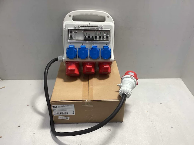 (2x) hbm - stroomverdeelkast 4x230v 3x 400v - afbeelding 3 van  10