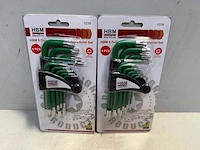 (2x) hbm 9 delige torx lange inbussleutel set - afbeelding 1 van  1