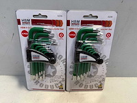 (2x) hbm 9 delige torx lange inbussleutel set - afbeelding 1 van  1