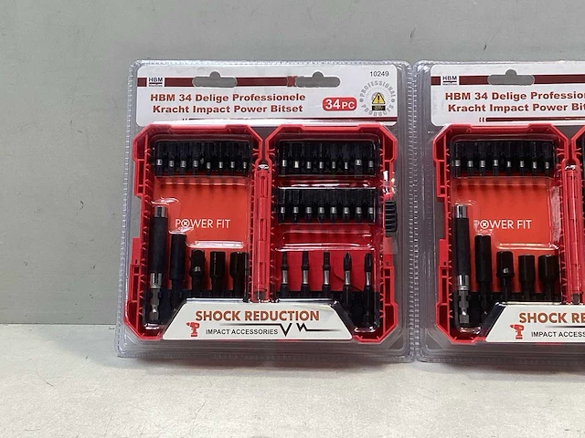 (2x) hbm kracht impact bitset - 34-delig - afbeelding 2 van  3