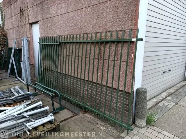2x hekwerk, groen - afbeelding 1 van  6