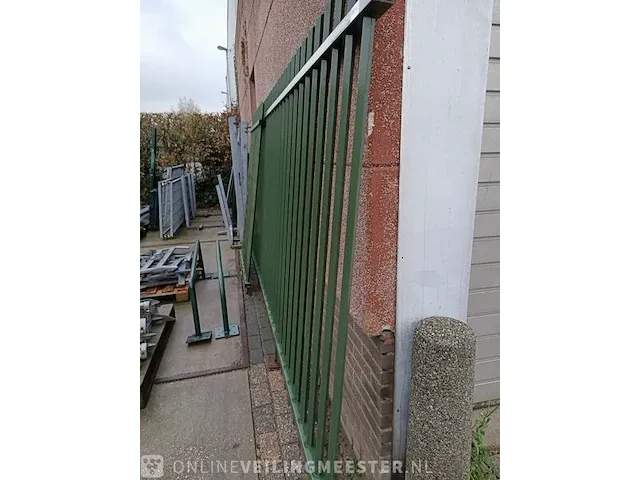 2x hekwerk, groen - afbeelding 3 van  6