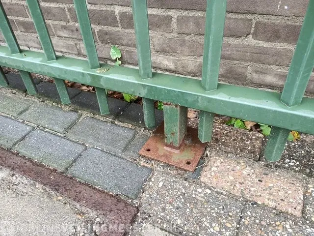 2x hekwerk, groen - afbeelding 4 van  6