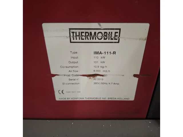 2x heteluchtkanon, thermobile, o.a ima-111-rhp, ima-111-r - afbeelding 26 van  27