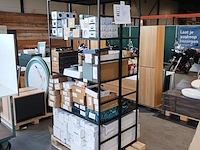 2x hoge stalen kast, haans lifestyle, cabinet 5 skyscraper, raw iron black - afbeelding 2 van  7