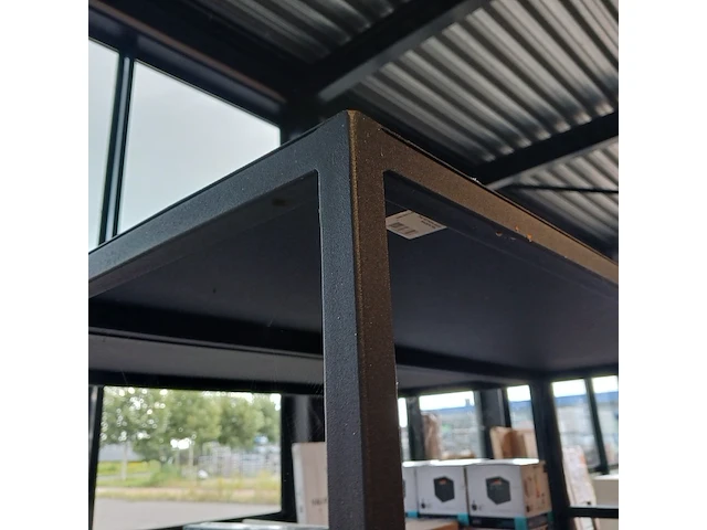 2x hoge stalen kast, haans lifestyle, cabinet 5 skyscraper, raw iron black - afbeelding 5 van  7