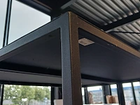 2x hoge stalen kast, haans lifestyle, cabinet 5 skyscraper, raw iron black - afbeelding 5 van  7