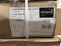 2x hometrainer inklapbaar ultrasport, f-bike, zwart - afbeelding 4 van  4