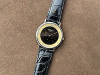 2x horloge, st dupont, chinese lacquer, staal/goud - afbeelding 2 van  9