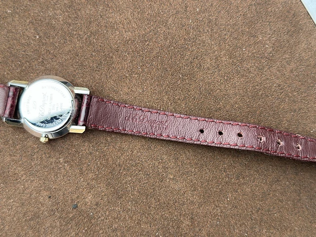 2x horloge, st dupont, chinese lacquer, staal/goud - afbeelding 8 van  9