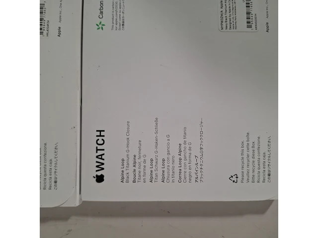 2x horlogeband smartwatch, apple, watch 49mm navy alpine loop, 2024 - afbeelding 4 van  7