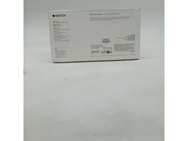 2x horlogeband smartwatch, apple, watch 49mm navy alpine loop, 2024 - afbeelding 2 van  5